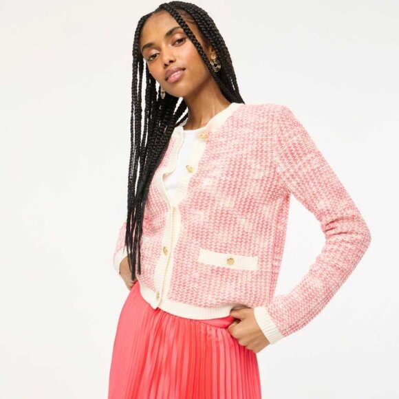 New women's XL 2XL J Crew Factory popcorn stitch lady jacket